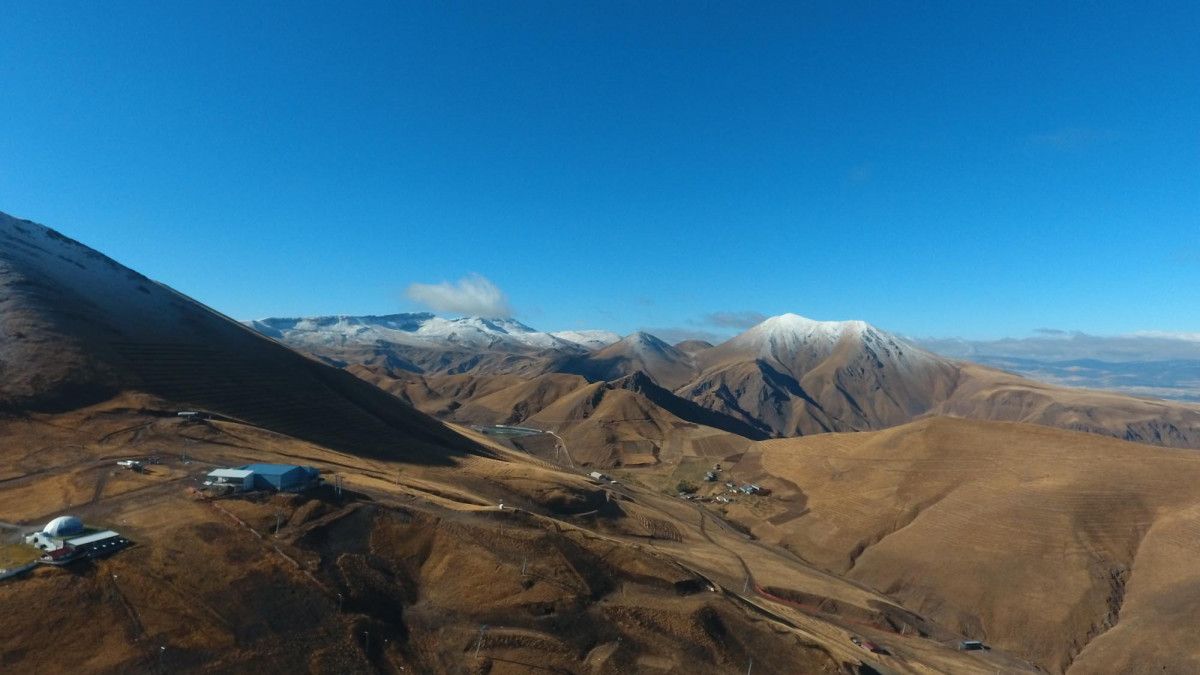 Erzurum Palandöken e mevsimin ikinci karı düştü #3