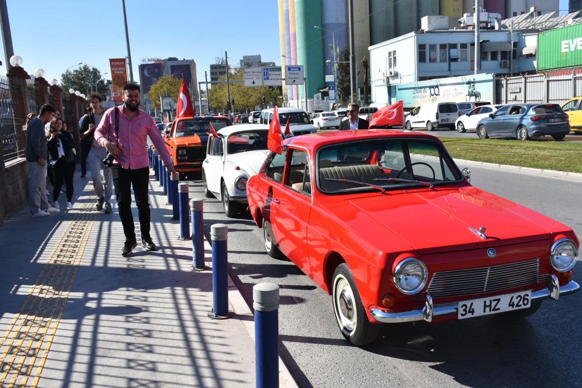 Klasik otomobillerle 29 Ekim korteji -9