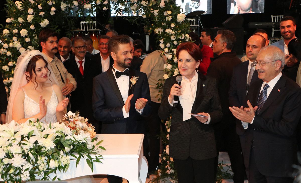 Adana da Kemal Kılıçdaroğlu ve Meral Akşener nikah şahidi oldu #4