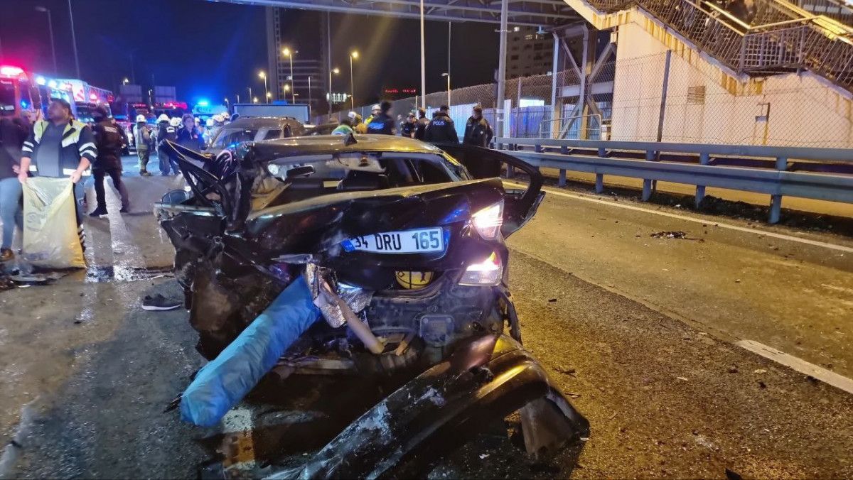 Mecidiyeköy D-100 Karayolu nda 15 araç birbirine girdi #3