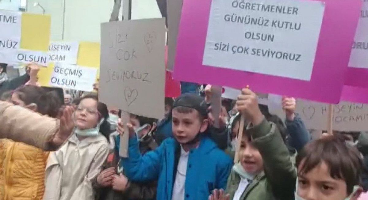 İstanbul da kanser tedavisi gören öğretmeni öğrencileri unutmadı #3