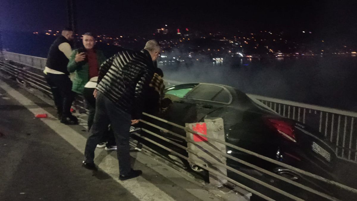 Fatih Sultan Mehmet Köprüsü nde zincirleme kaza #4
