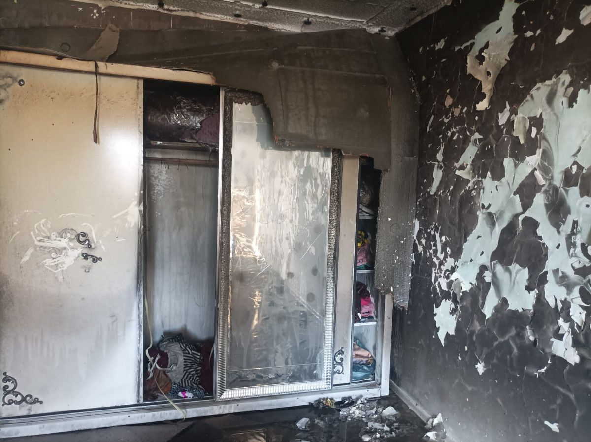 Diyarbakır da 7 katlı apartmanda yangın çıktı #3