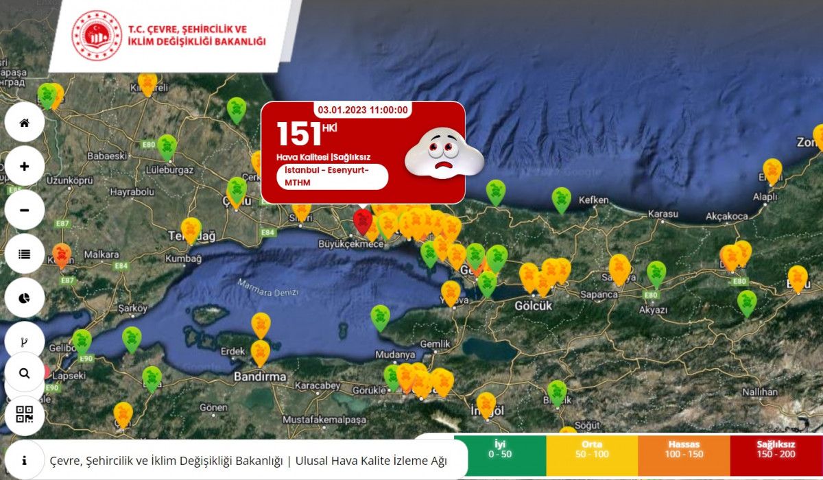 İstanbul’da 9 ilçeye hava kirliliği alarmı #5