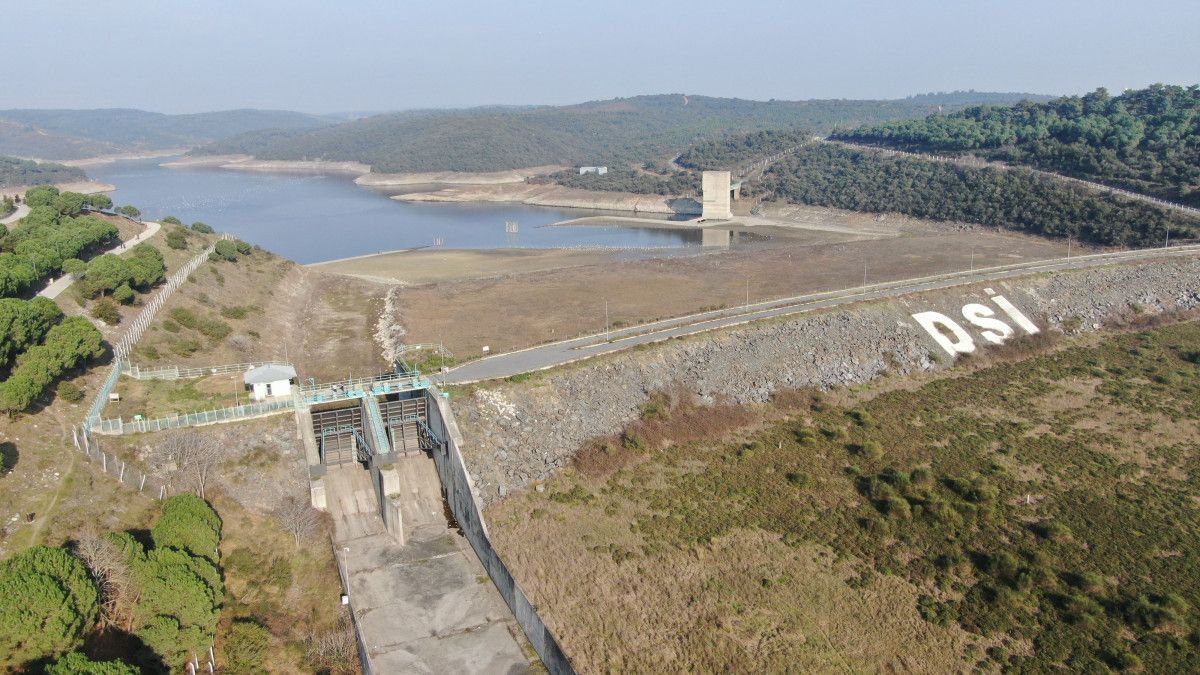 Alibeyköy Barajı nda son 10 yılın en düşük seviyesi #3