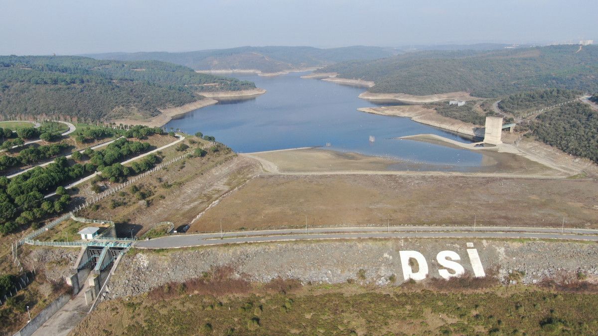 Alibeyköy Barajı nda son 10 yılın en düşük seviyesi #1