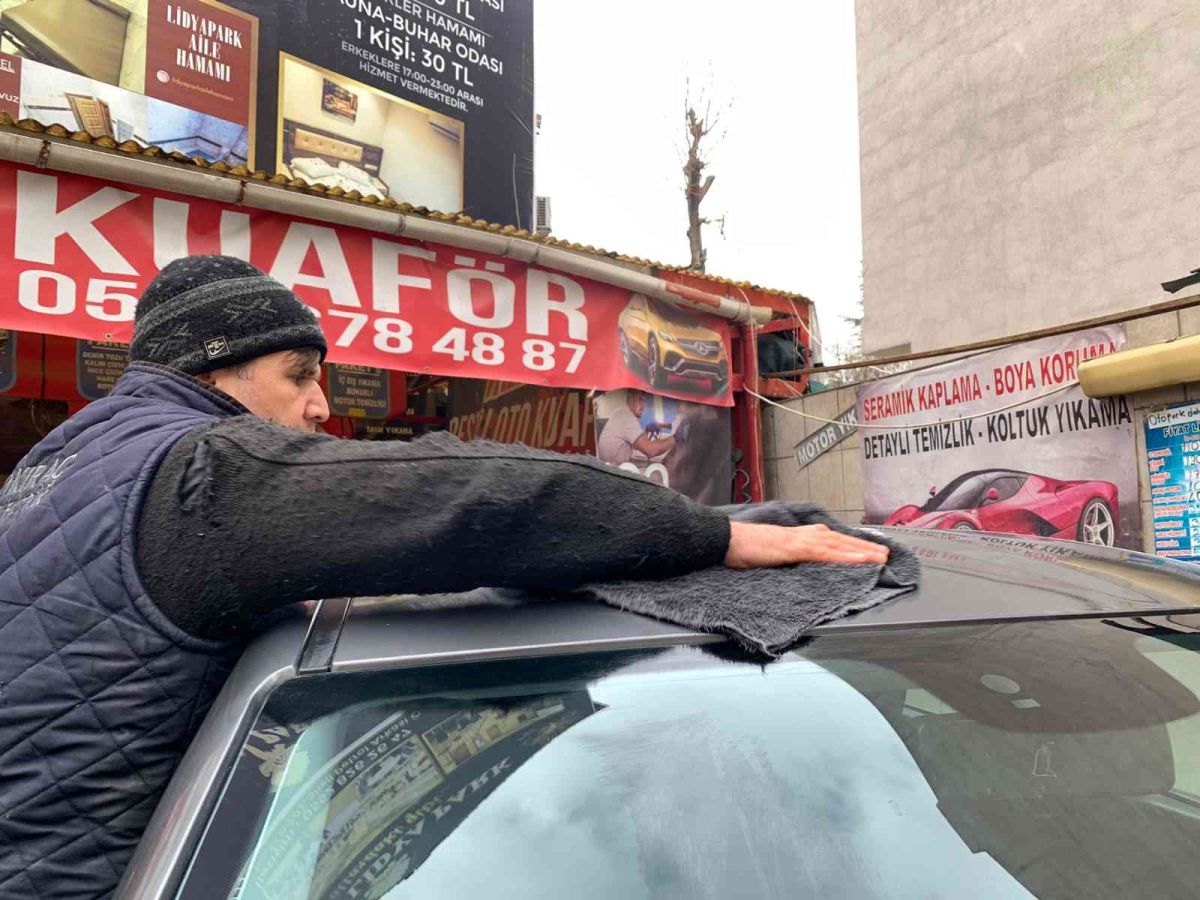 Eskişehir deki oto yıkamacılar artan maliyetler ve soğuktan yana dertli #4
