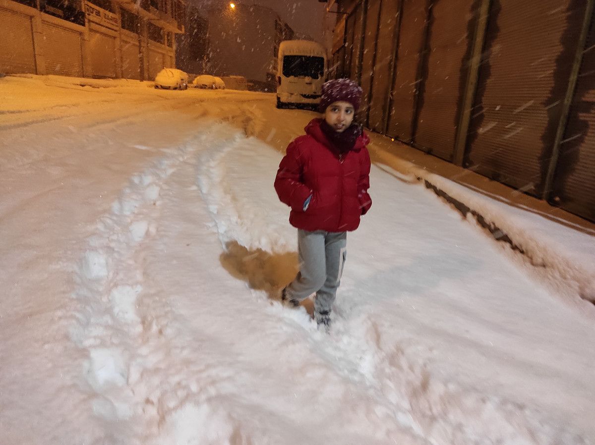Van da 3 ilçede kar yağışı nedeni ile okullar tatil edildi #8