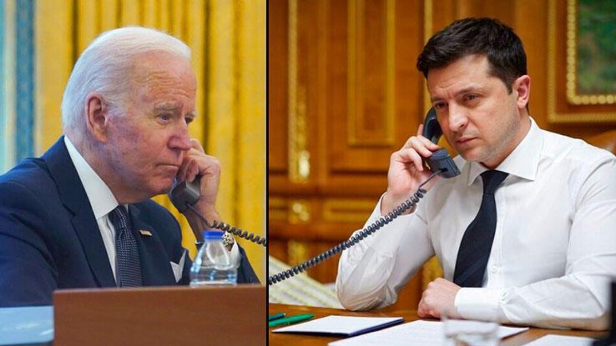 Biden and Zelensky spoke on the phone