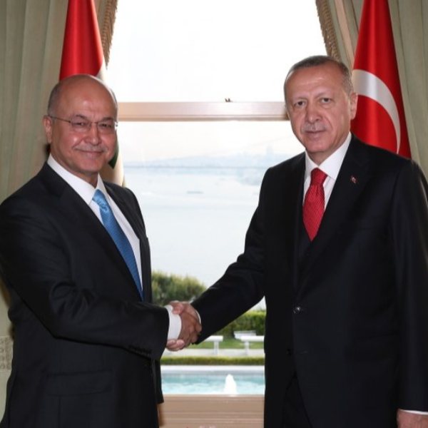 Erdoğan, Irak Cumhurbaşkanı Salih ile görüştü