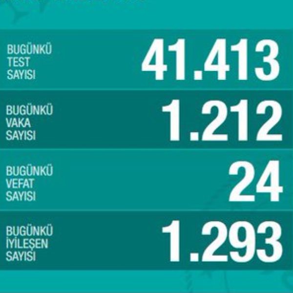 Türkiye'de virüs salgınında son durum 