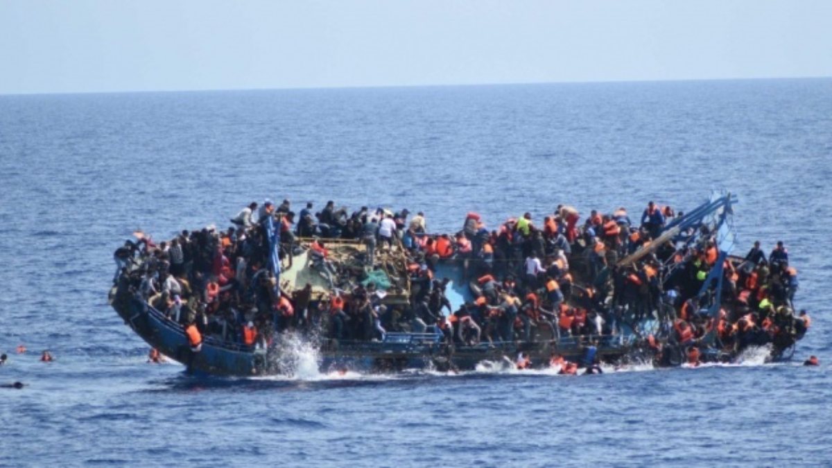 Yunanistan'ın Herke adasında 92 göçmen kurtarıldı