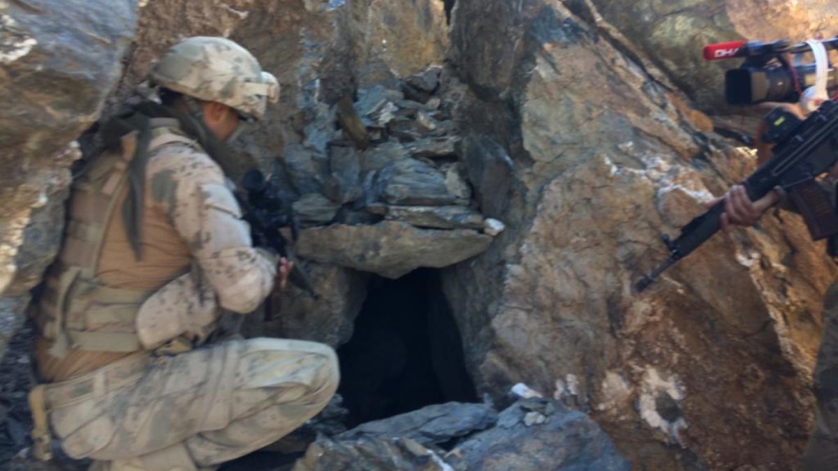 Yıldırım- 10 Norduz Operasyonu'nda PKK sığınakları tespit edildi