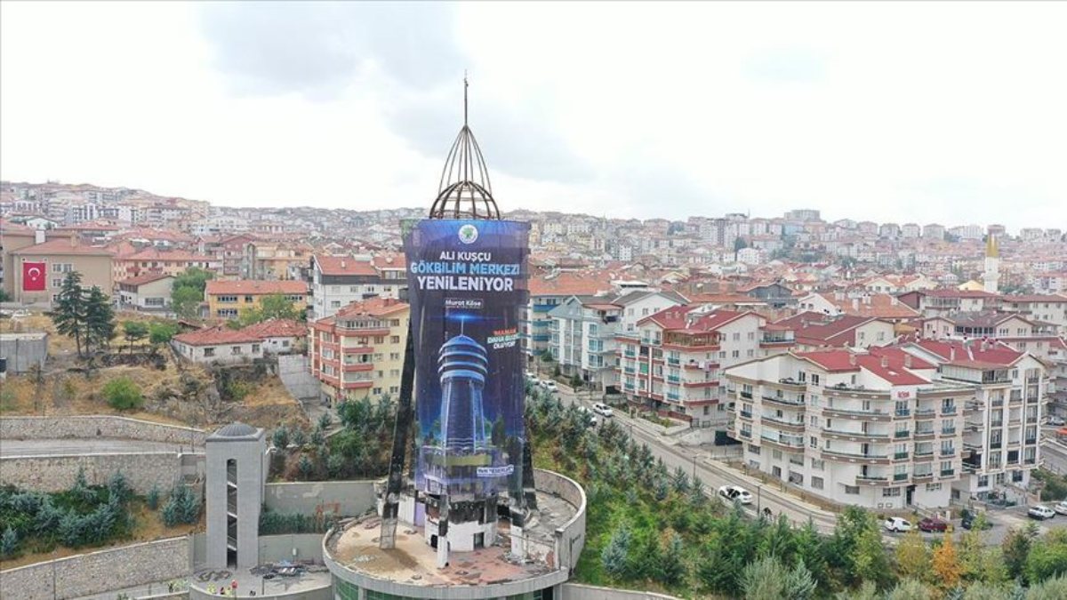 Ankara Mamak'taki Ali Kuşçu Gök Bilim Merkezi, nisanda yeniden açılacak