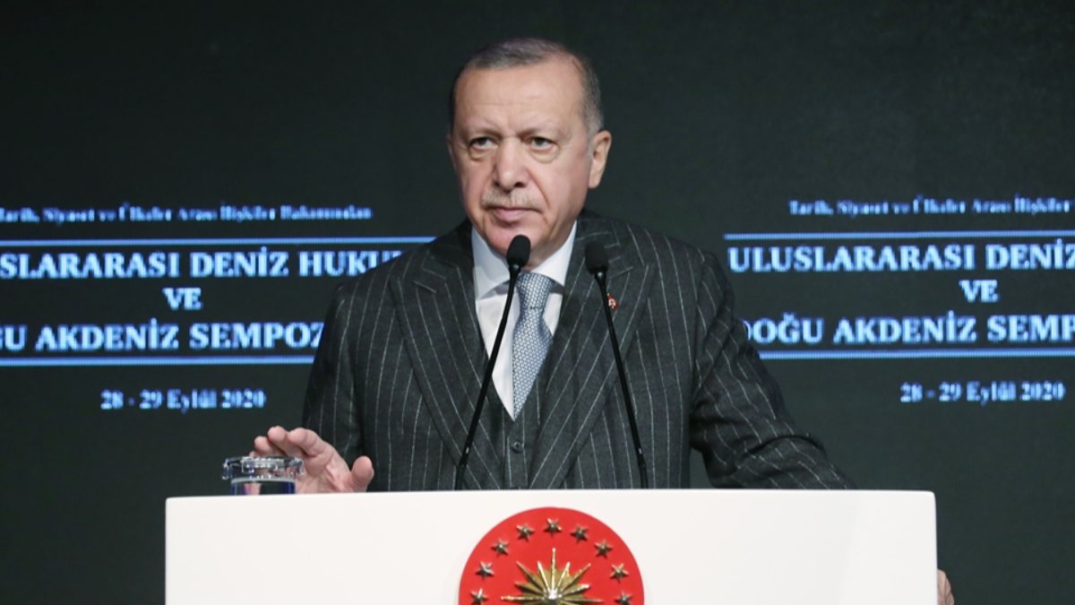 Cumhurbaşkanı Erdoğan'dan Doğu Akdeniz paylaşımı