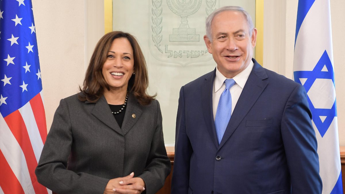 Kamala Harris meets with Benjamin Netanyahu