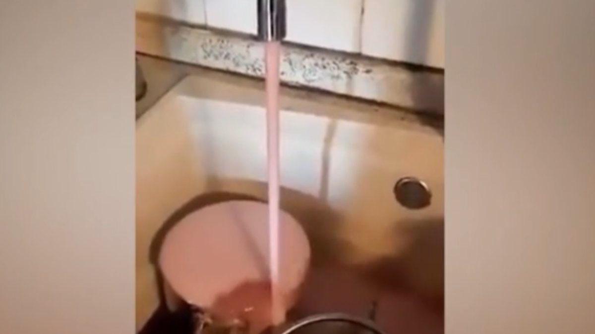 Wine flowing from taps in Italy