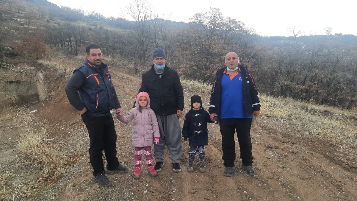 Kayseri'de mahsur kalan çocukları AFAD ekipleri kurtardı