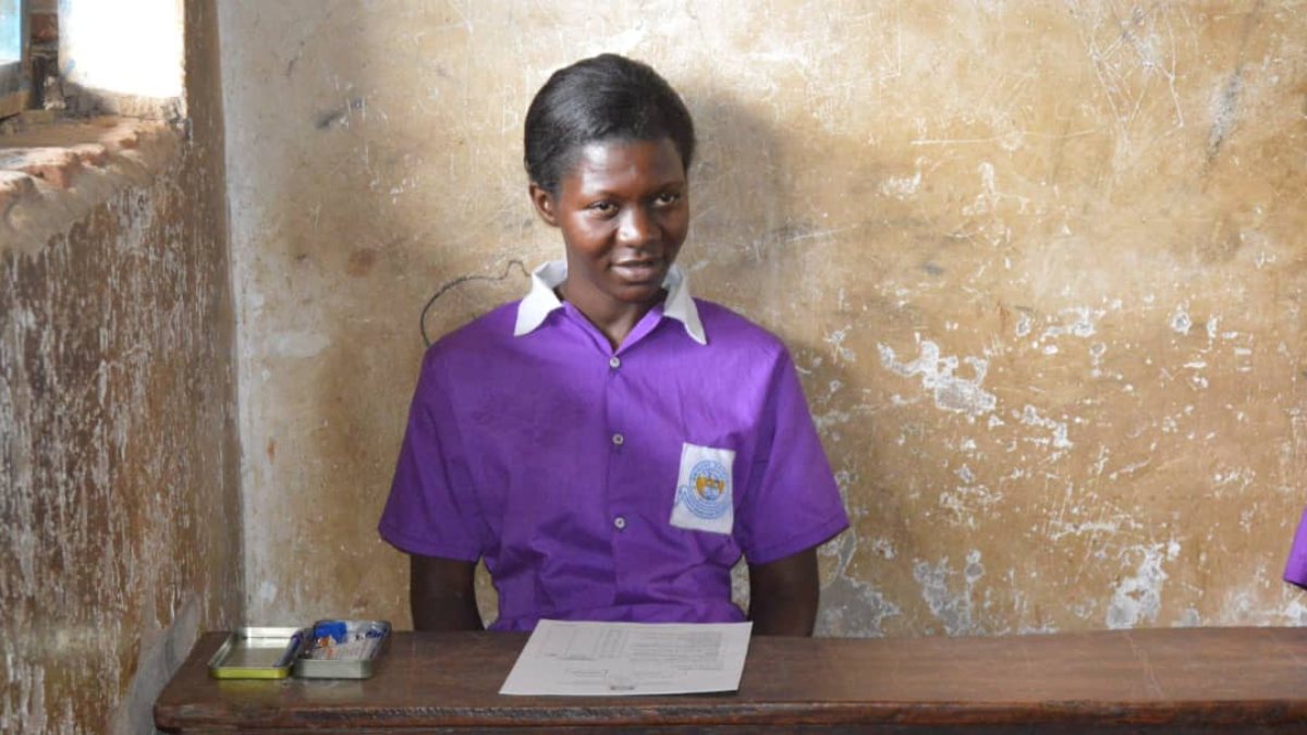 38-year-old woman starts primary school in Uganda