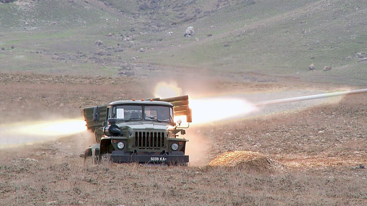 Comprehensive military exercise from the Armed Forces of Kyrgyzstan