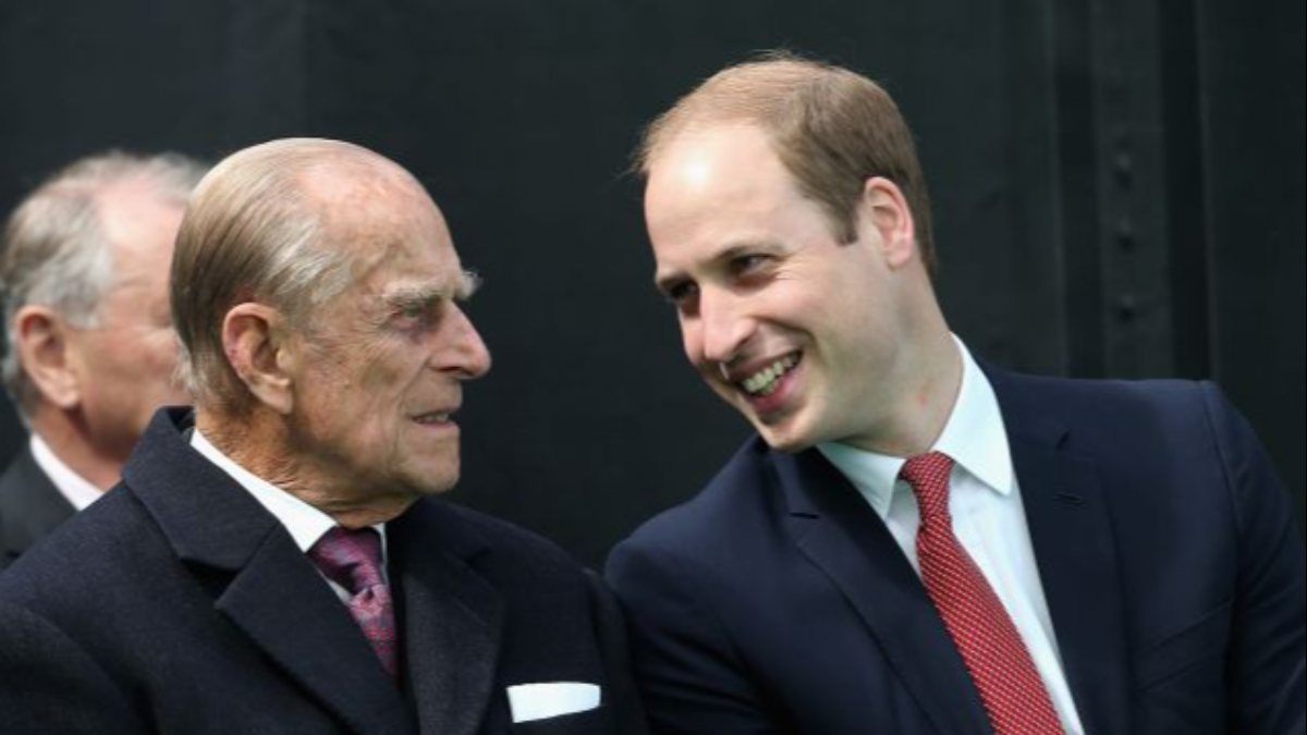 Prince William penned text for Prince Philip