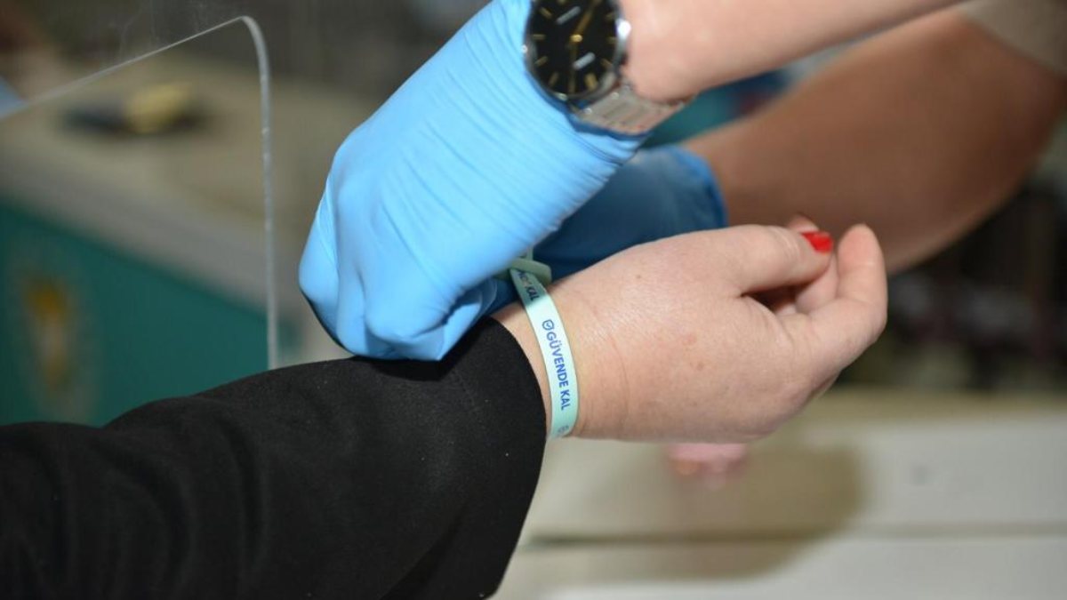 Wristband quarantine tracking system application started in TRNC
