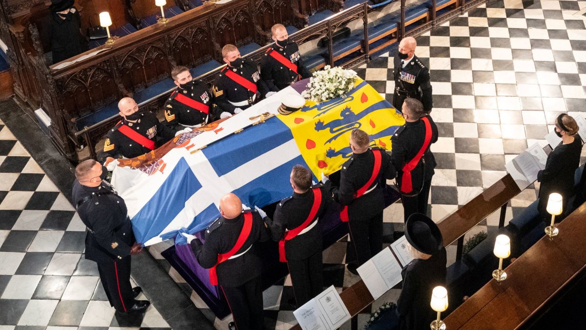 Prince Philip’s funeral in British press