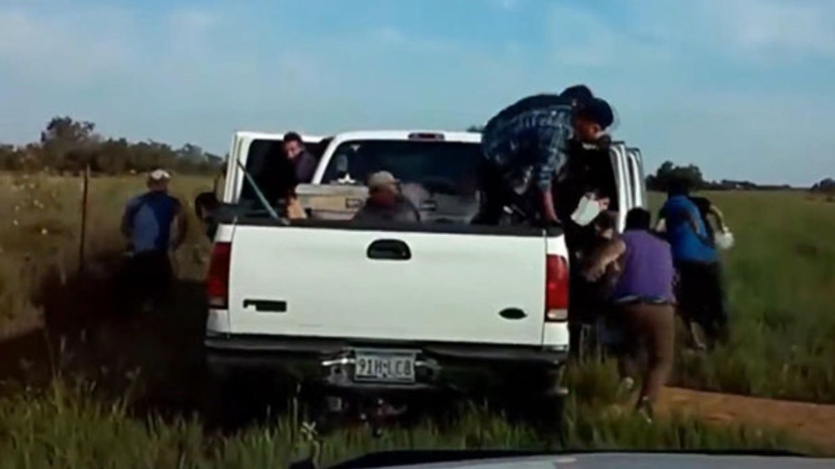 20 immigrants found in the case of the pickup truck in the USA