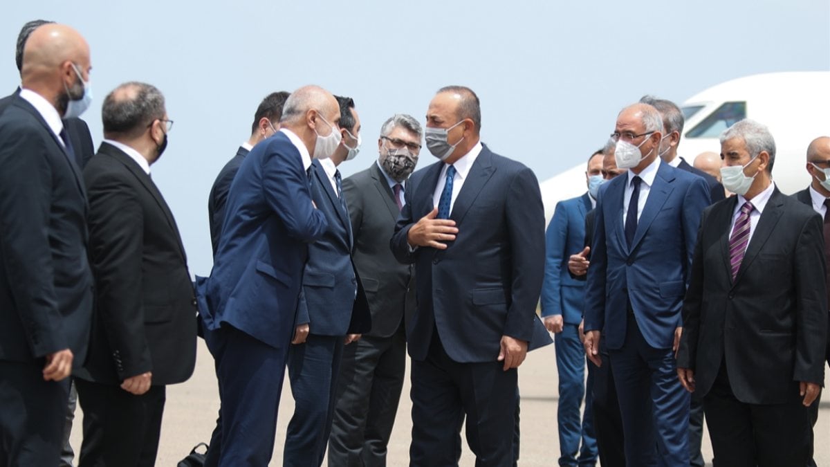 Mevlüt Çavuşoğlu went to Libya