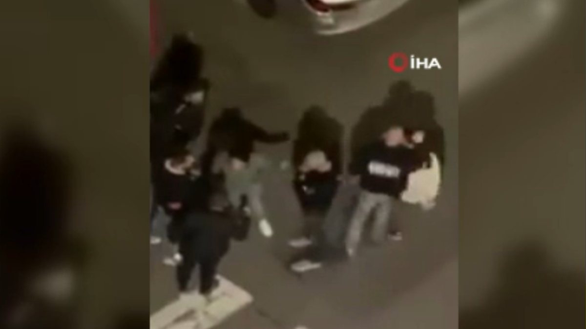 Police in France used violence against young people who did not comply with the restriction