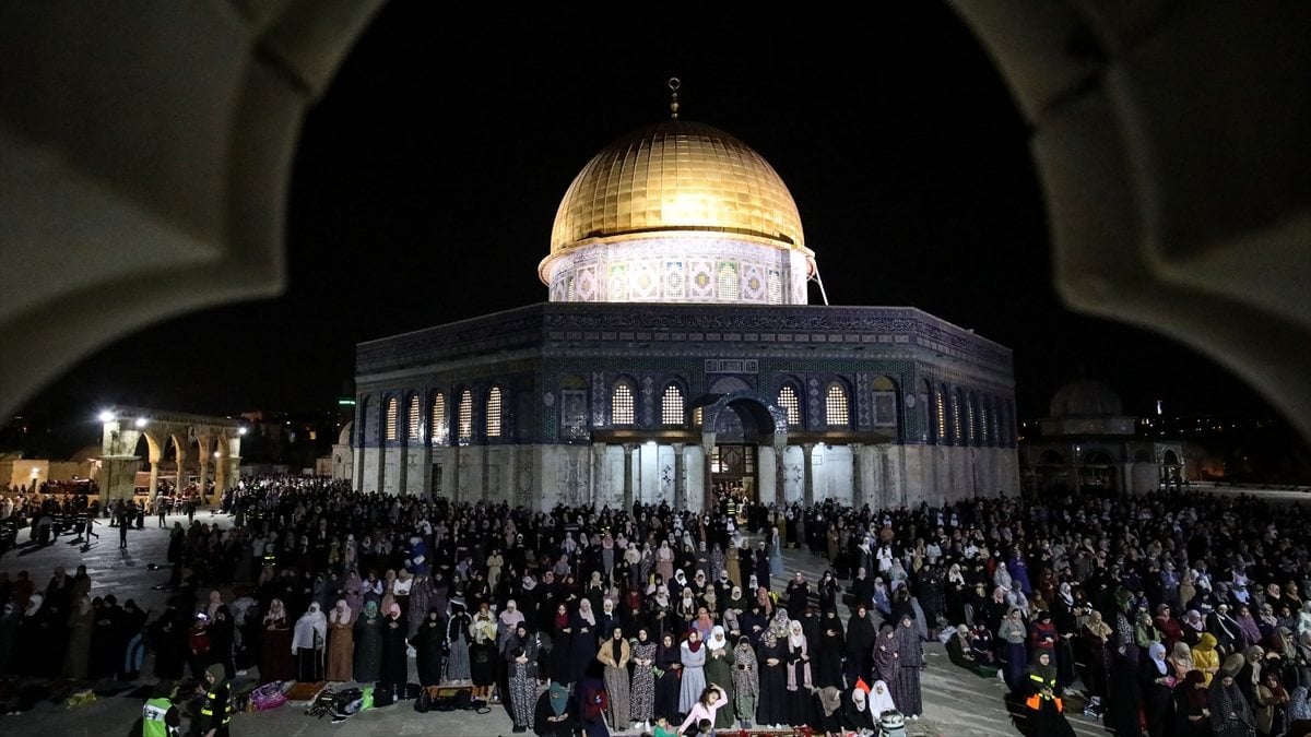Taraweeh prayers held in Masjid al-Aqsa
