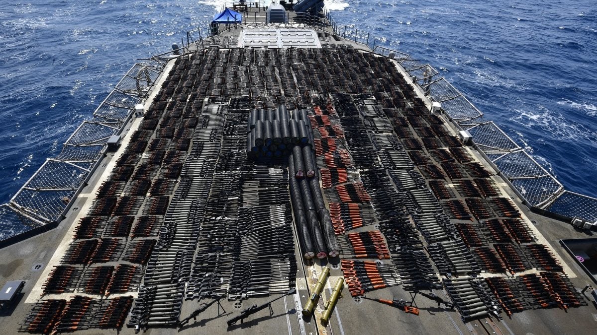 US seizes ship loaded with weapons in Arabian Sea