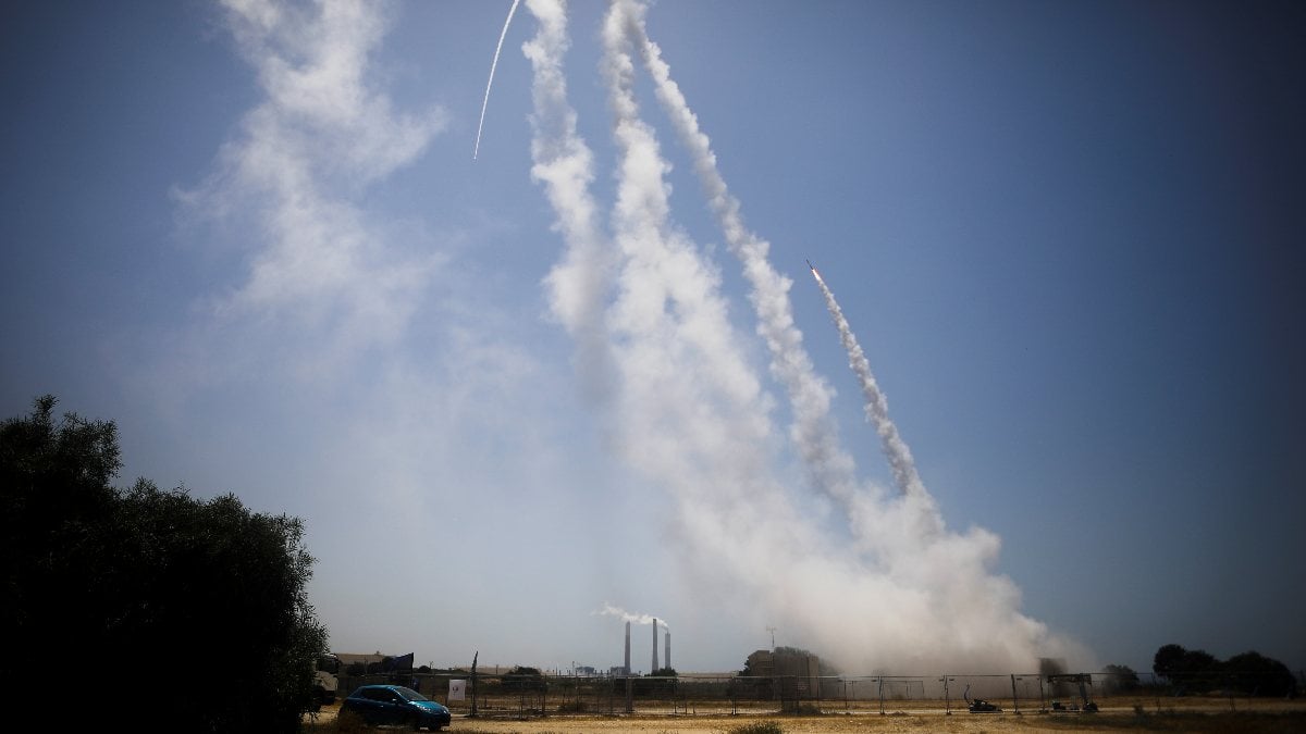 Israel shared the balance sheet of rockets fired from the Gaza Strip