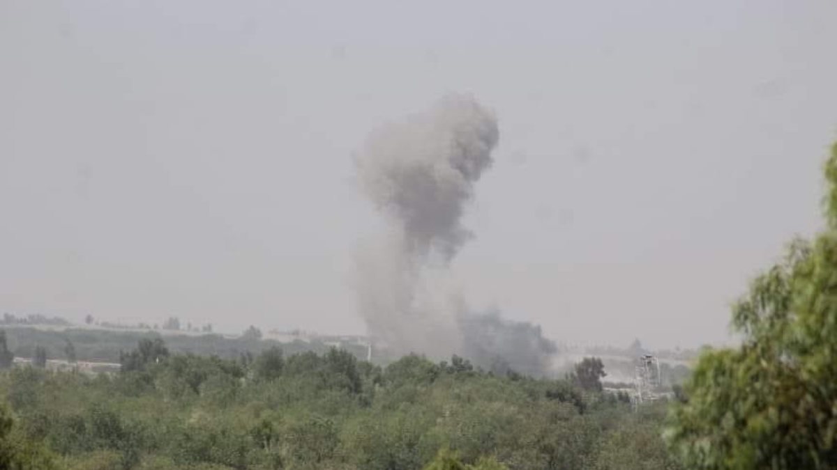 A bomb placed on the road in Afghanistan was detonated during the passage of civilians