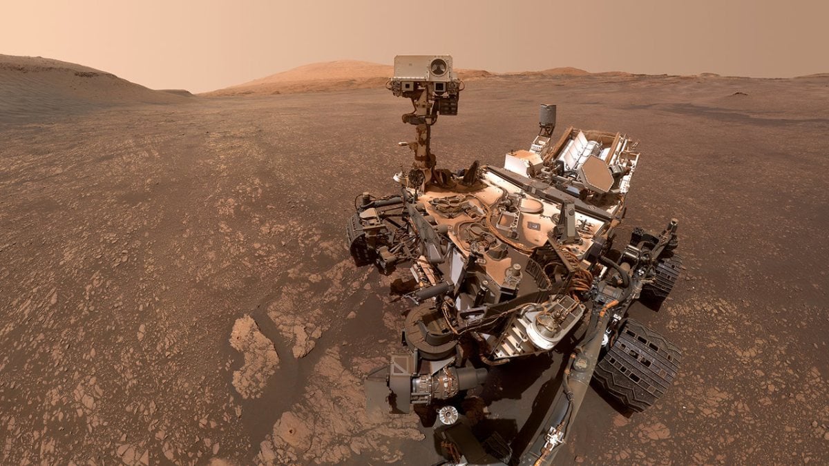 NASA'nın Mars'taki uzay aracı Curiosity, uydudan görüntülendi