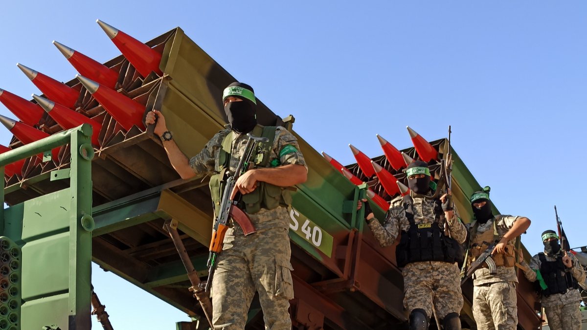 Al-Qassam Brigades hold military parade in Gaza Strip