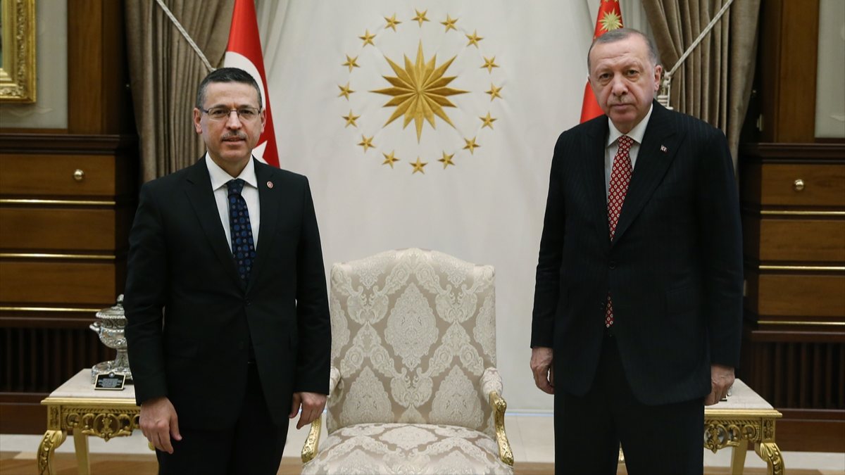 Cumhurbaşkanı Erdoğan, Sayıştay Başkanı Seyit Ahmet Baş ile görüştü