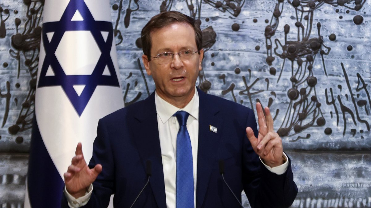 İsrail Cumhurbaşkanı Herzog, Filistin-İsrail diyaloğunu yeniden başlatmayı planlıyor