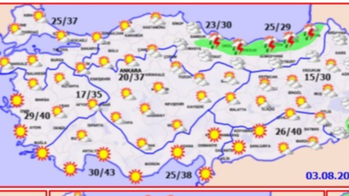 meteoroloji duyurdu yangin bolgelerinde hava durumu nasil