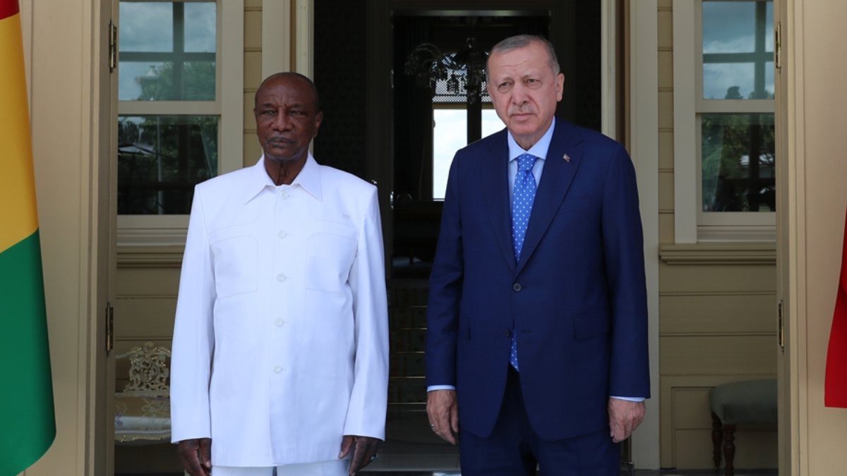 Cumhurbaşkanı Erdoğan, Gine Cumhurbaşkanı Conde ile görüştü