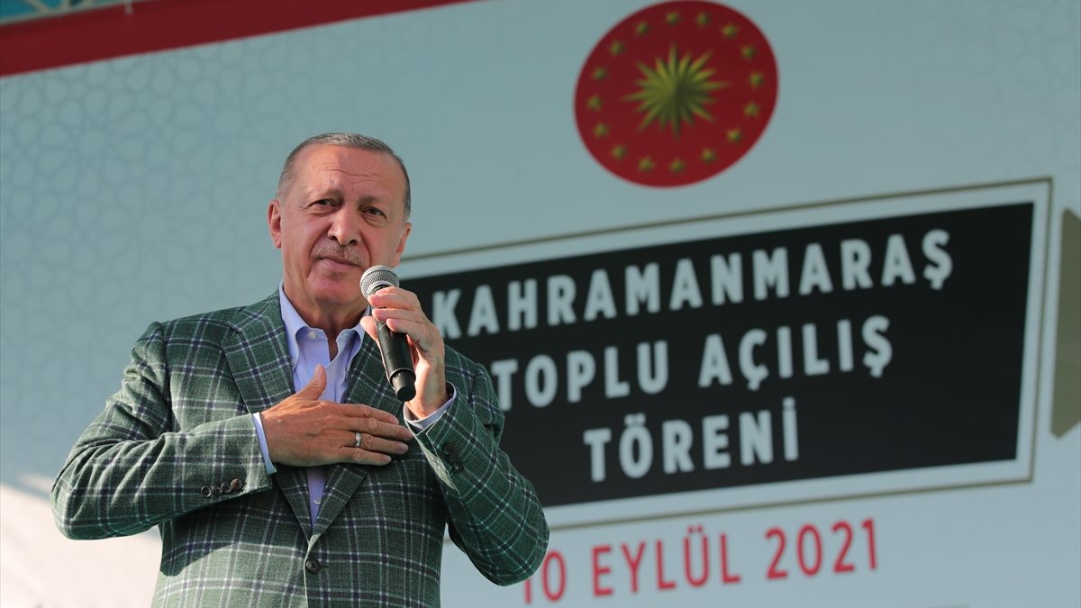 Cumhurbaşkanı Erdoğan, Kahramanmaraş’ta toplu açılış törenine katıldı