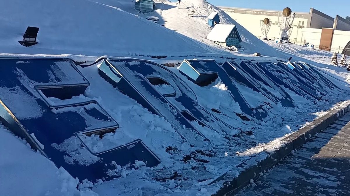 Erzurum buz tuttu: Hava sıcaklığı -8 derece