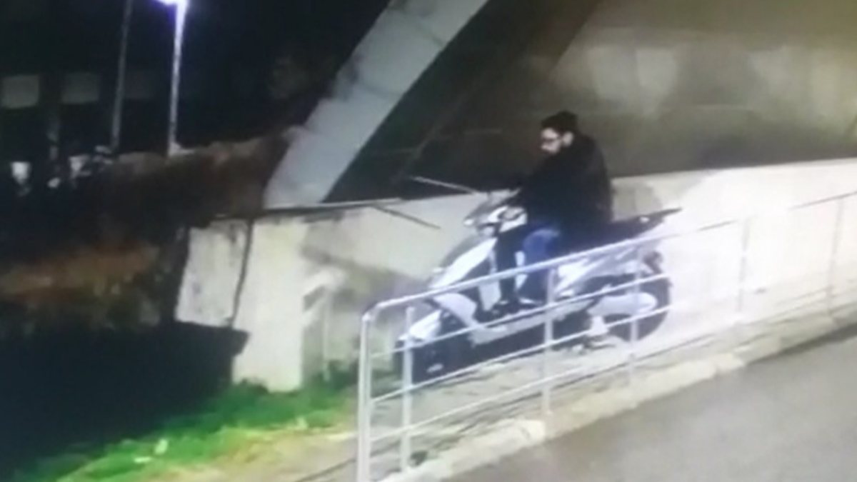 Düzce'de çaldığı motosikleti gezdikten sonra dereye attı 