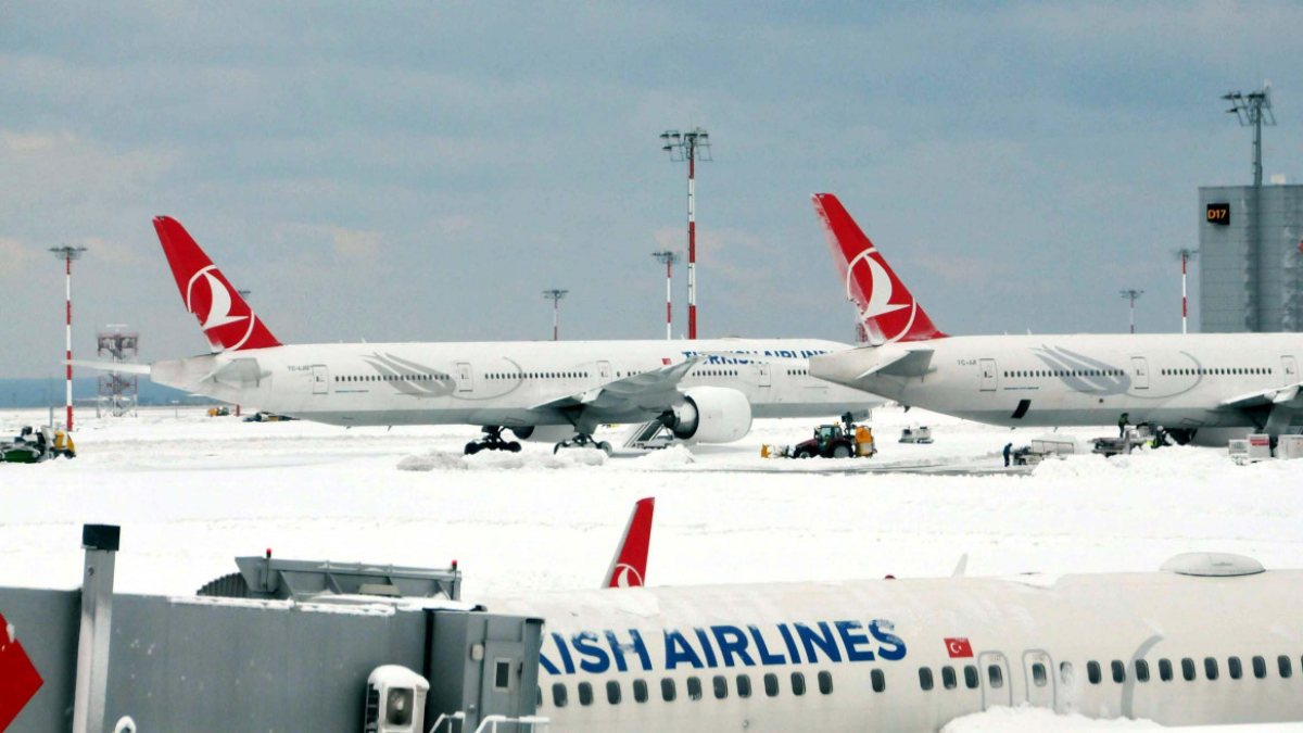İstanbul Havalimanı'ndaki karla mücadelede son durum