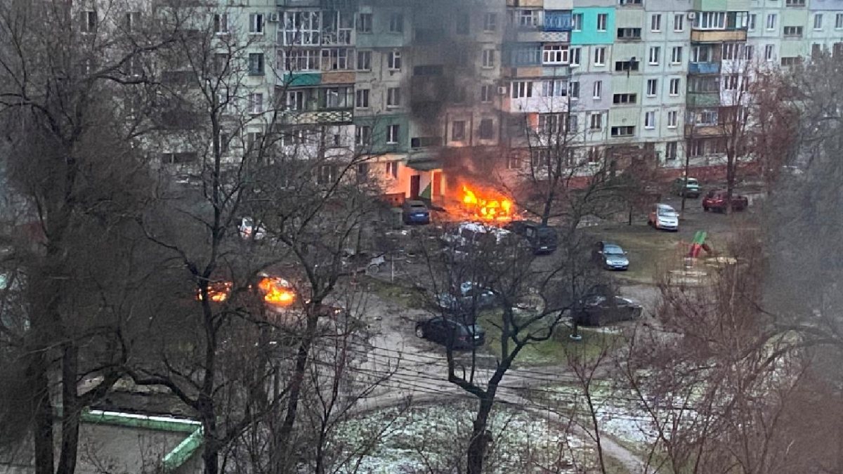 Temporary ceasefire in Mariupol, Ukraine