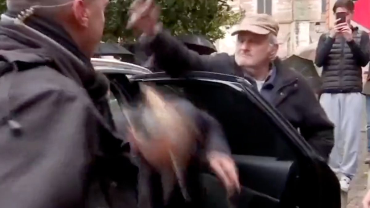 Egg attack on anti-Muslim Eric Zemmour