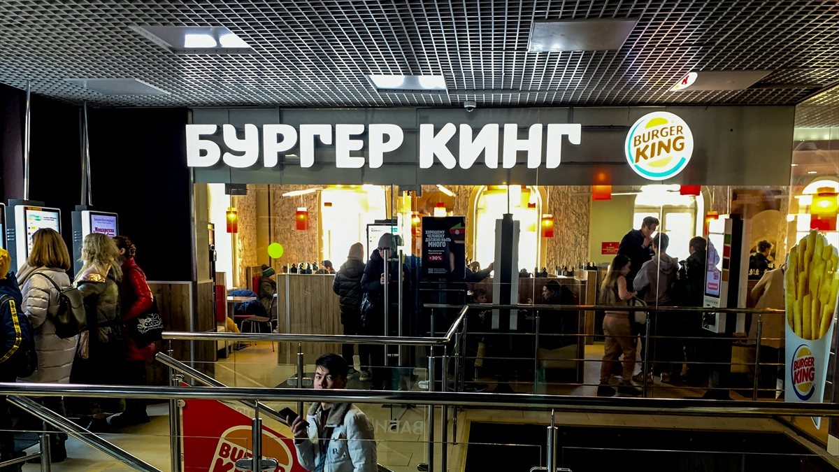 Burger King announced that it could not close its restaurants in Russia