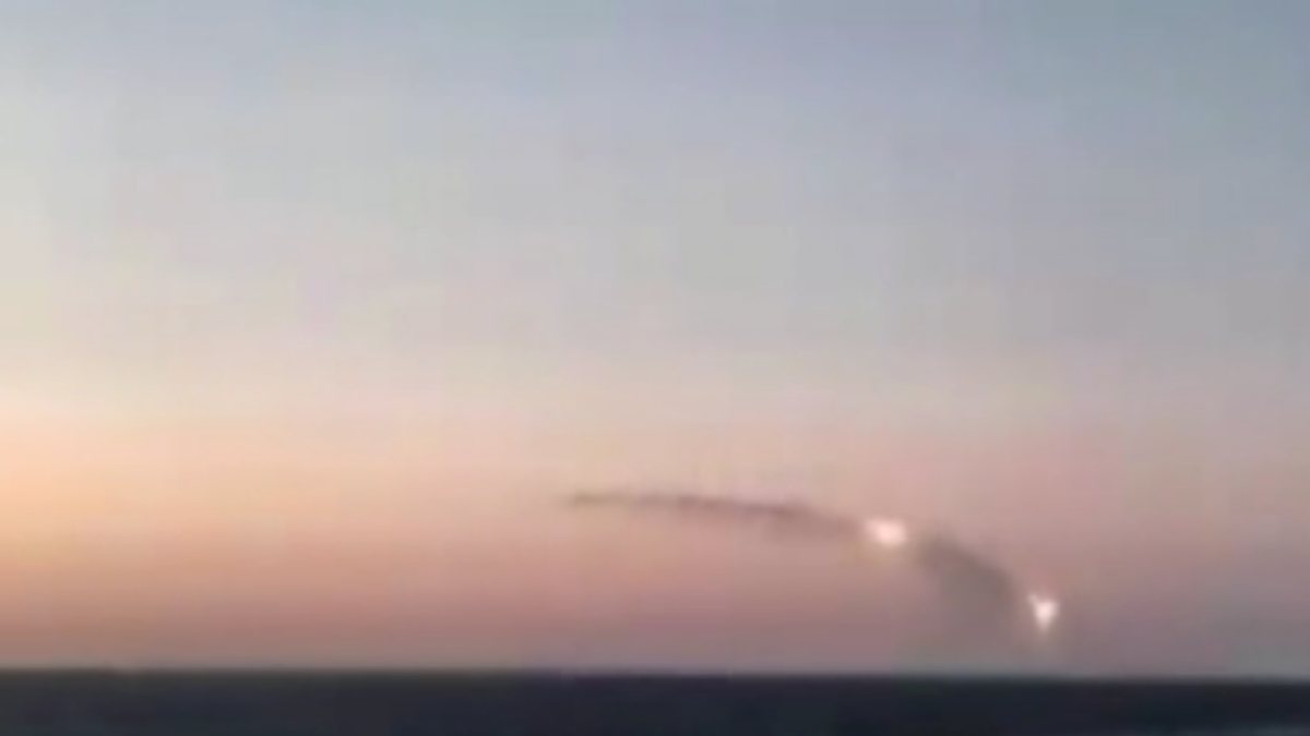 Russian warships attack Ukraine with missiles