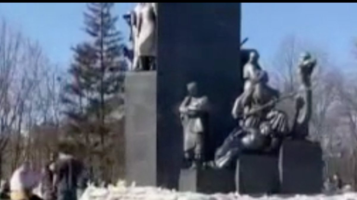 Precautions taken for Shevchenko Monument in Kharkov
