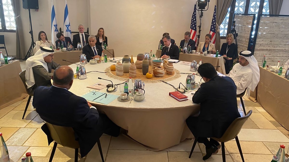Foreign ministers of 6 countries met in Israel
